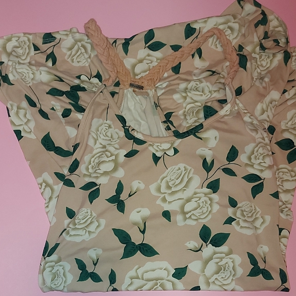 Floral Print Night Dress